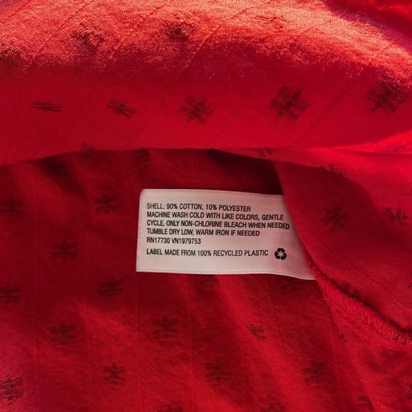 Universal Goods Thread Co Bright Burnt Orange/Red Top in Size M - Good Condition - Picture 11 of 12